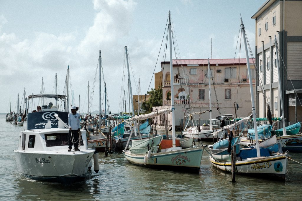 Belize City Bridge Downtown