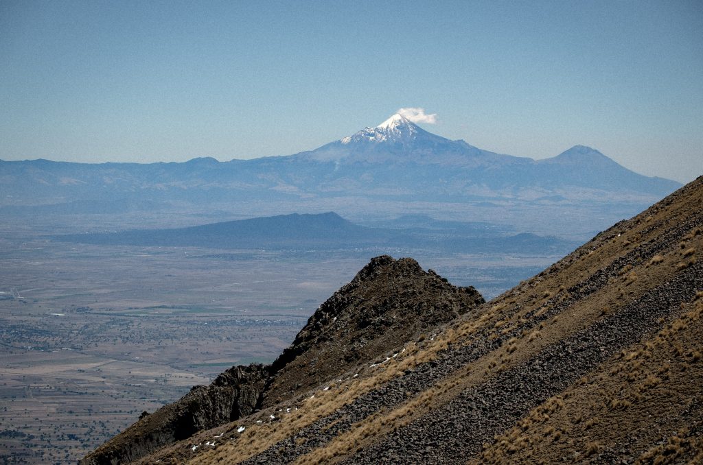 View of Pico de Orizaba as seen from La Malinche