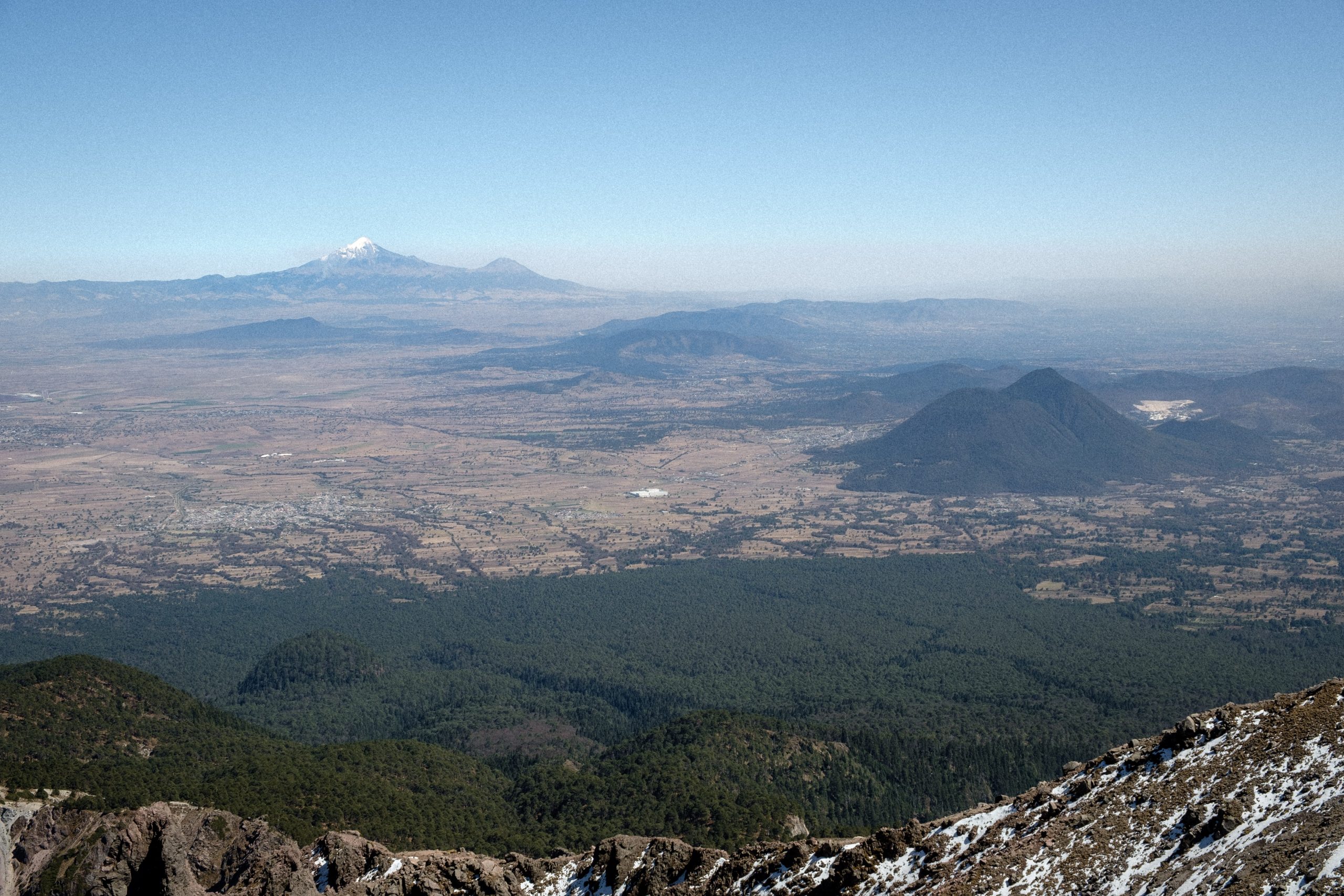 Pico de Orizaba as seen from La Malinche