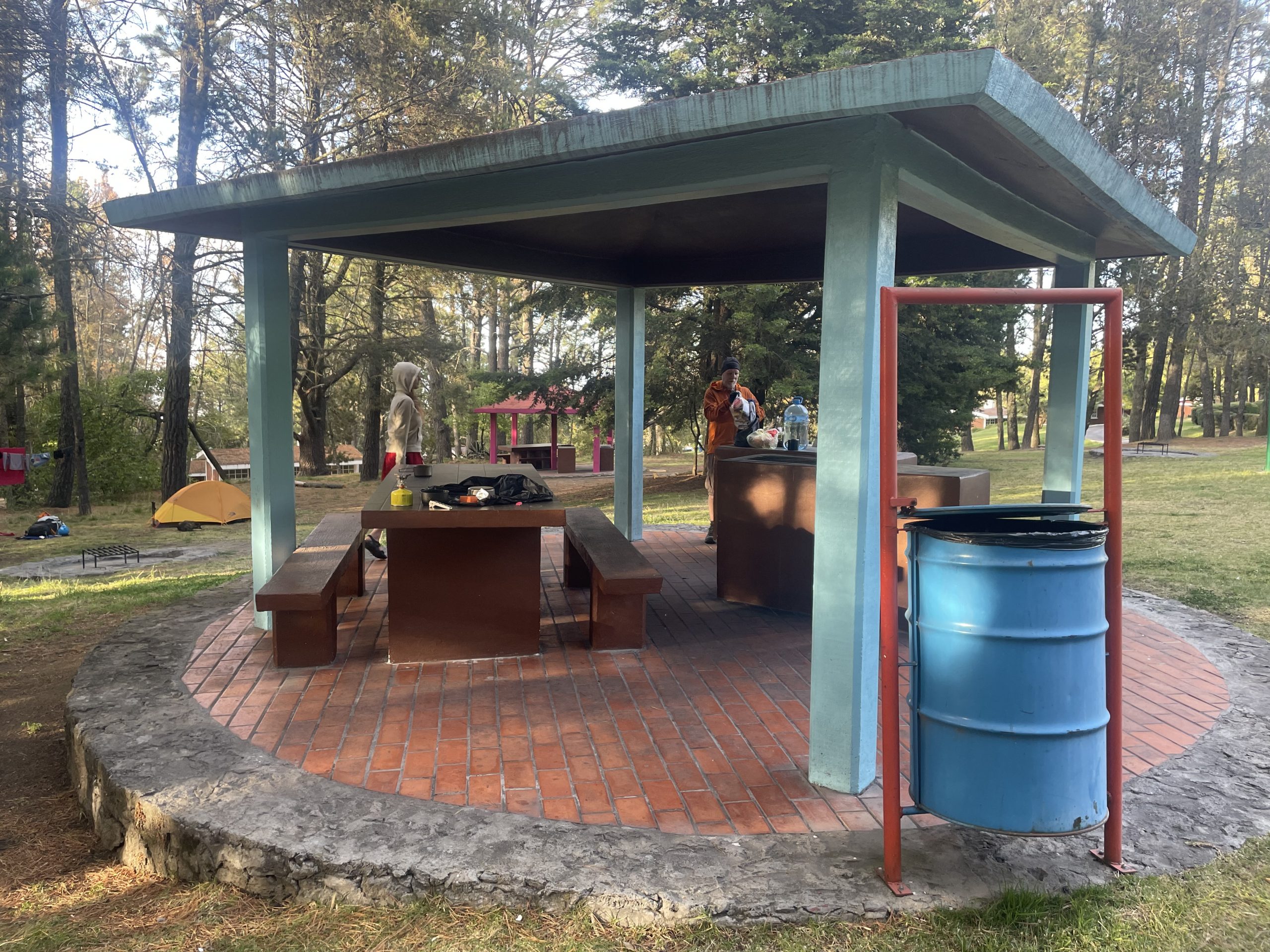IMSS Malintzy campground facilities