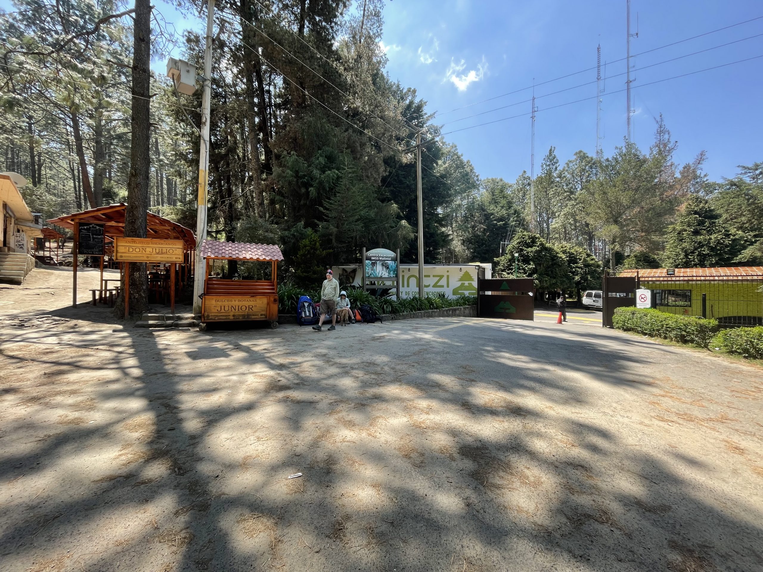 La Malinche Trailhead and Campground Entrance