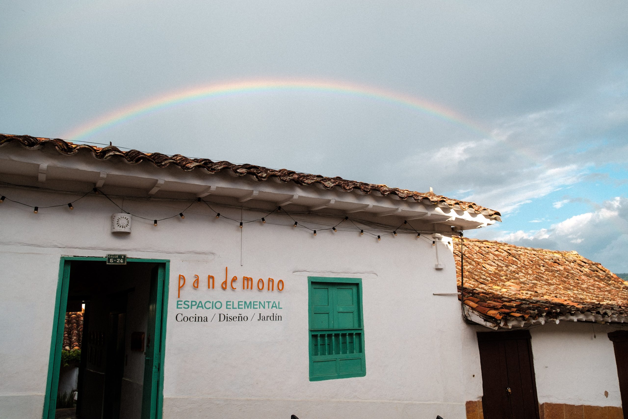 Showing the front of Pandemono fresh pasta restaurant